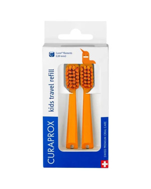 Curaprox Kids Travel Set refill orange - 2 Stk.