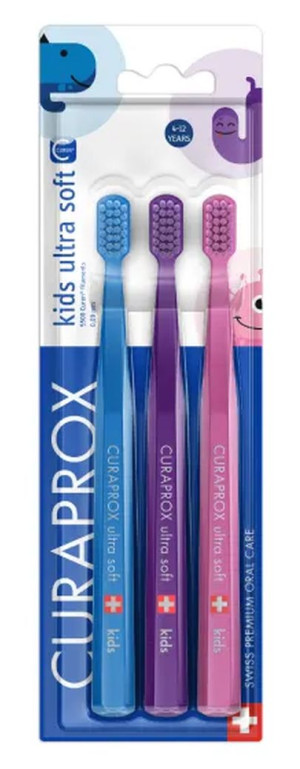 Curaprox Zahnbürste Kids ultra soft - 3 Stk.
