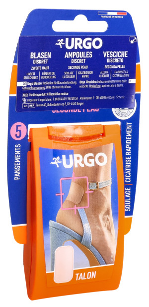 Urgo Blasenpflaster Diskret - Ferse - 5 Stk.
