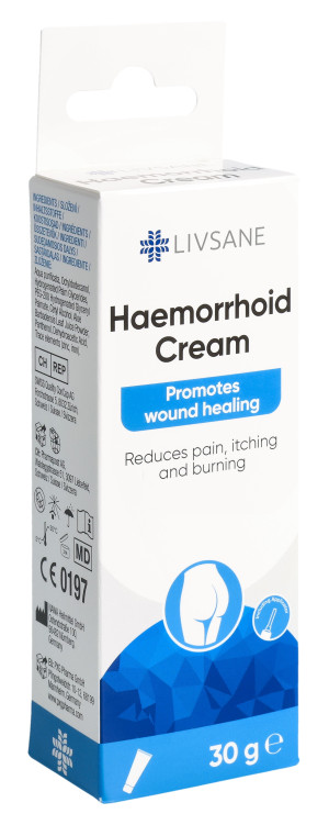 Livsane Hämorrhoidencreme mit Applikator - 30g