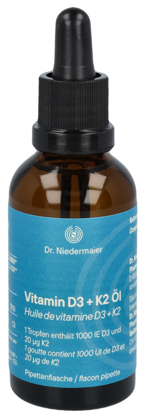 Dr. Niedermaier Vitamin D3 + K2 Öl - 50 ml