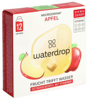 waterdrop Apfel ohne Zucker - 12 Portionen
