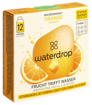 waterdrop Orange ohne Zucker - 12 Portionen