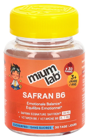 MiumLab Kids Gummies Safran B6 - 30 Stk.