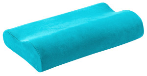 Elsa Nackenkissen Standard 50x11cm inkl. Veloursbezug Türkis - 1 Stk.