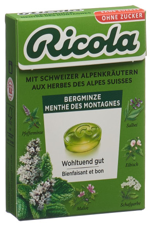 Ricola Bergminze ohne Zucker - 50g