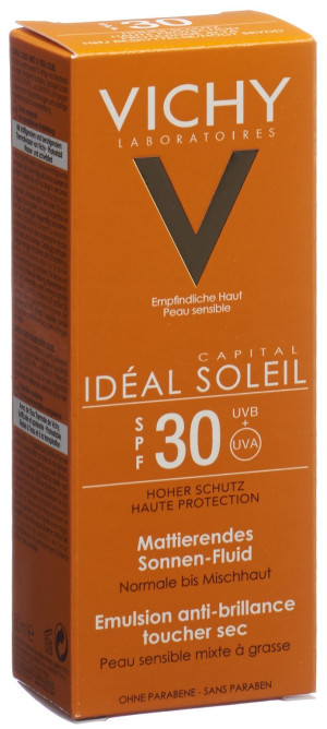 Vichy Ideal Soleil Mattierendes Sonnen-Fluid LSF30 - 50ml