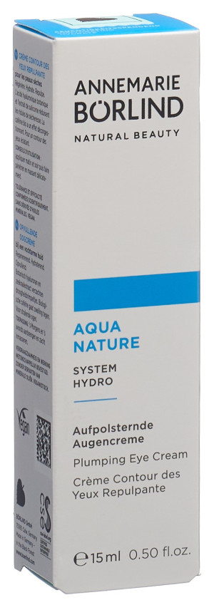 Annemarie Börlind Aqua Nature Aufpolsternde Augencreme - 15ml