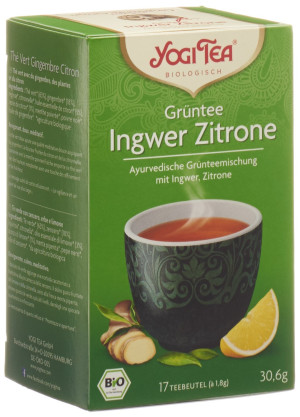 Yogi Tea Grüntee Ingwer Zitrone - 17 Stk.