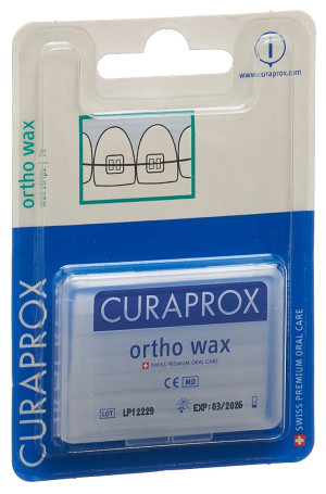 Curaprox Ortho Wax Orthodontisches Wachs - 7 Stk.