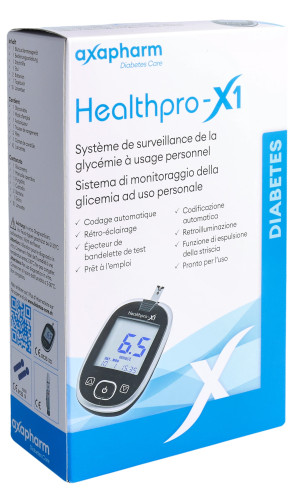 Axapharm Healthpro-X1 Blutzuckermesssystem - 1 Stk.