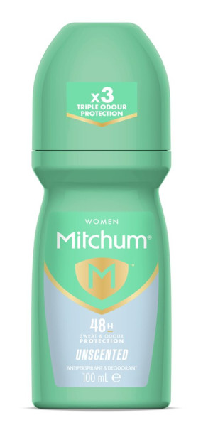Mitchum Roll-on Unscented Women - 100ml