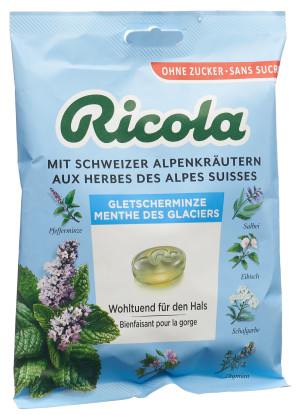 Ricola Gletscherminze ohne Zucker - 125g
