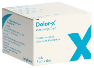 Dolor-X Kinesiology Tape 5cmx5m blau - 1 Rolle