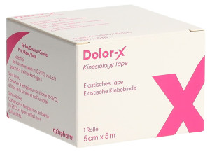 Dolor-X Kinesiology Tape 5cmx5m pink - 1 Rolle