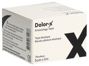 Dolor-X Kinesiology Tape 5cmx5m schwarz - 1 Rolle