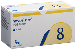 NovoFine (pi-gax) Injektionsnadeln 30G 8mm - 100 Stk.
