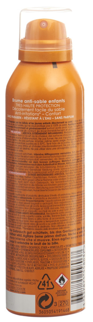 Vichy Ideal Soleil Anti Sand Spray Kinder LSF50+ - 200ml