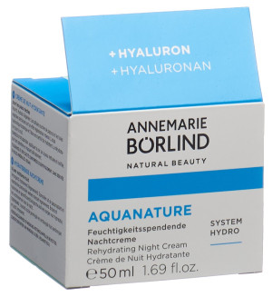 Annemarie Börlind Aqua Nature Feuchtigkeitsspendende Nachtcreme - 50ml
