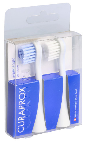 Curaprox Hydrosonic Ersatzbürstenköpfe Sensitive - 2 Stk.