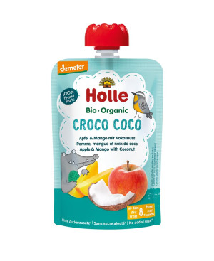 Holle Bio Croco Coco Pouchy Apfel Mango Kokosnuss - 100g