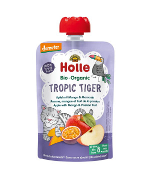 Holle Tropic Tiger - Pouchy Apfel Mango Maracuja 100 g