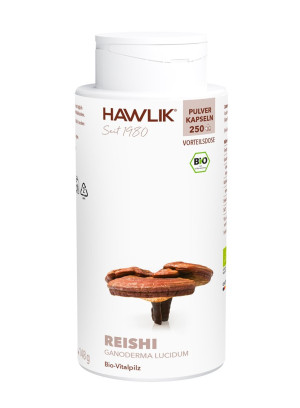 Hawlik Bio Reishi Pulver Kapseln - 250 Stk.
