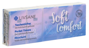 Livsane Taschentücher - 10x10 Stk.