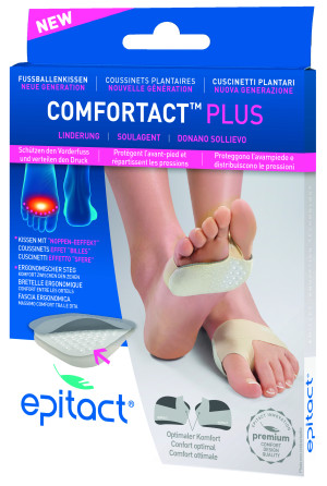 Epitact Fussballenkissen Comfortact Plus S 36-38 - 1 Paar