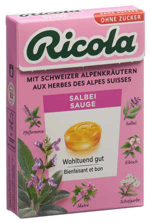 Ricola Salbei ohne Zucker - 50g