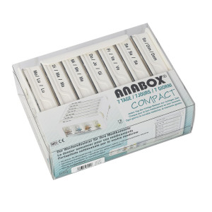 Anabox Medidispenser 7 Tage Compact weiss - 1 Stk.