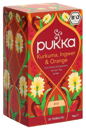 Pukka Kurkuma Ingwer & Orange Tee Bio - 20 Btl.