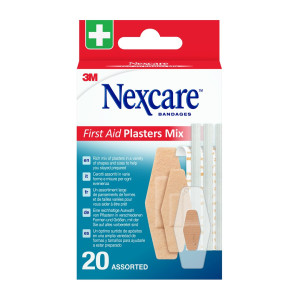 Nexcare Erste-Hilfe-Pflaster-Mix, assortiert N0-20-7F - 20 Stk.