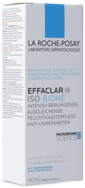 La Roche Posay Effaclar H Iso-biome Feuchtigkeitspflege - 40ml