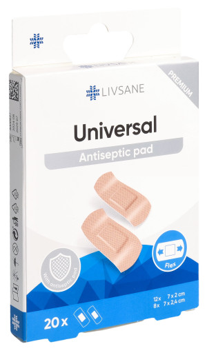 Livsane Premium Universal Pflaster Strips - 20 Stk.