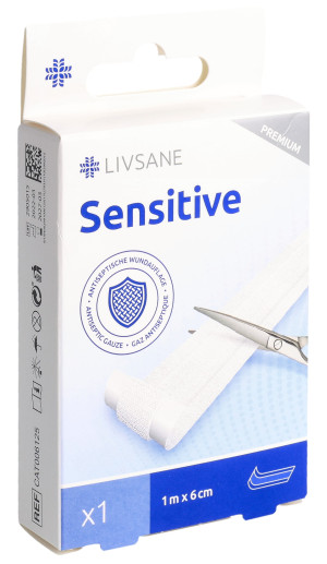 Livsane Premium Sensitive Pflaster 1mx6cm - 1 Stk.