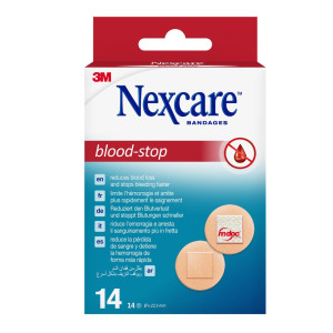 Nexcare Blood Stop Spots Blutstillende Pflaster - 14 Stk.