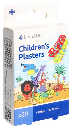 Livsane Kinderpflaster Funny Animals - 20 Stk.