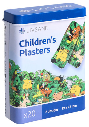 Livsane Kinderpflaster Jungle Animals - 20 Stk.
