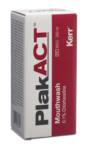 PlakACT Mouthwash 0.1% Chlorhexidin - 250ml