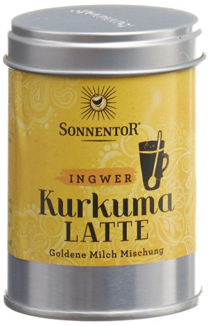 Sonnentor Kurkuma Latte Ingwer Dose - 60g