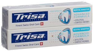 Trisa Zahnpasta Revital Sensitive - Duo-Pack 2 x 75ml