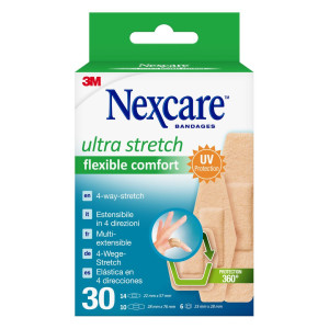 3M Nexcare Pflaster Ultra Stretch - Grössen assortiert - 30 Stk.