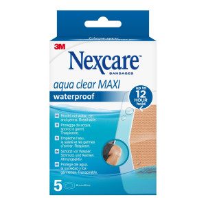 3M Nexcare Pflaster Aqua Clear Maxi 59x88mm - 5 Stk.