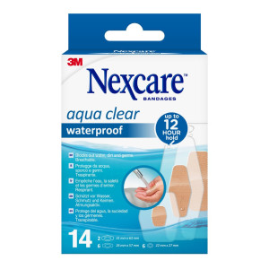 3M Nexcare Pflaster Aqua Clear versch. Grössen - 14 Stk.