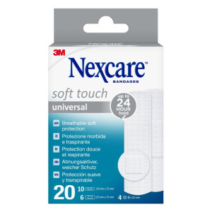 3M Nexcare Pflaster Soft Touch Grössen assortiert - 20 Stk.