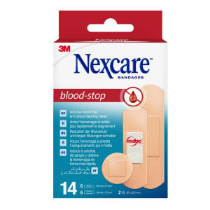 3M Nexcare Pflaster Blood Stop Grössen assortiert - 14 Stk.