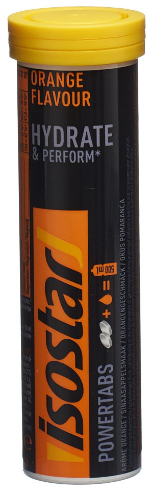 Isostar Powertabs Orange - 10 Stk.