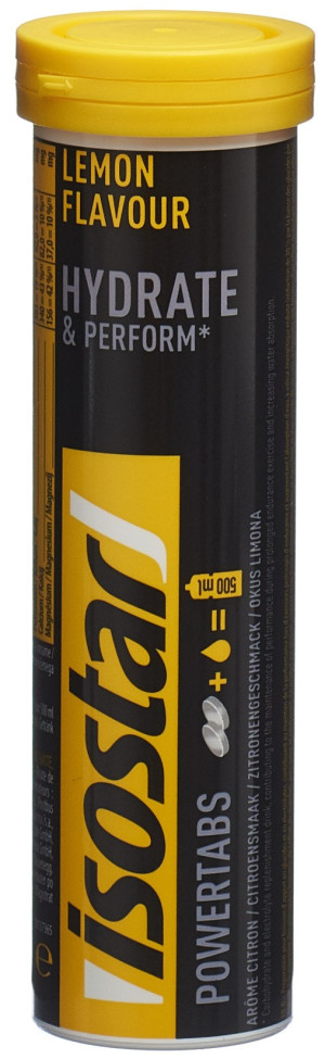 Isostar Powertabs Zitrone - 10 Stk.