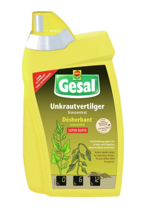 Gesal Unkrautvertilger SUPER-RAPID Konzentrat - 800ml